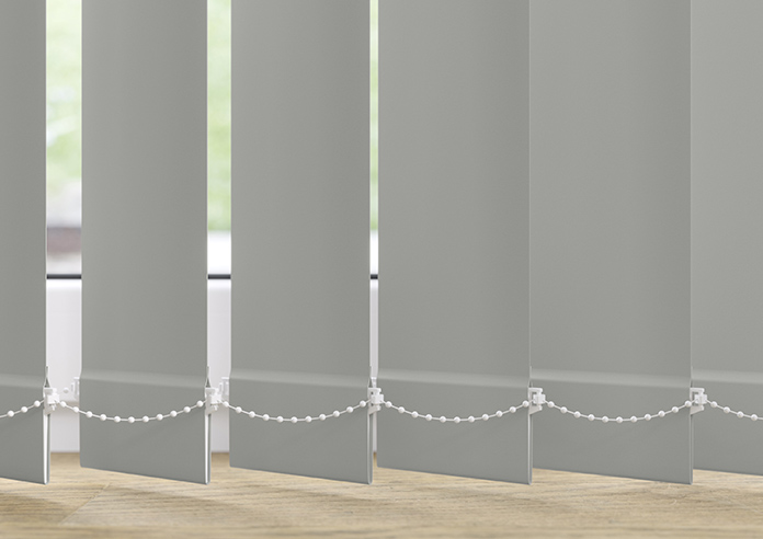 Trinity (Blackout), Ash - Vertical Blind Slats - Image 3